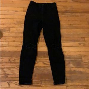 Super high waisted jeans